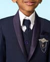 Regal Dark Blue Suit Set