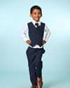 Regal Dark Blue Suit Set
