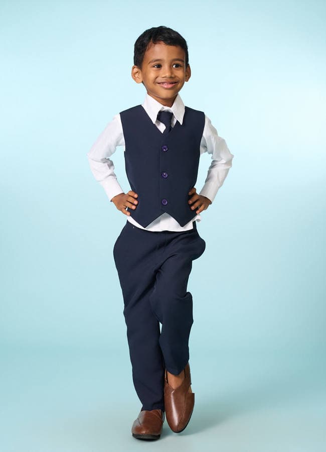 Regal Dark Blue Suit Set