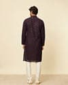 Royal Purple Chikankari Kurta Set