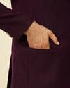 Royal Purple Classic Jodhpuri Suit