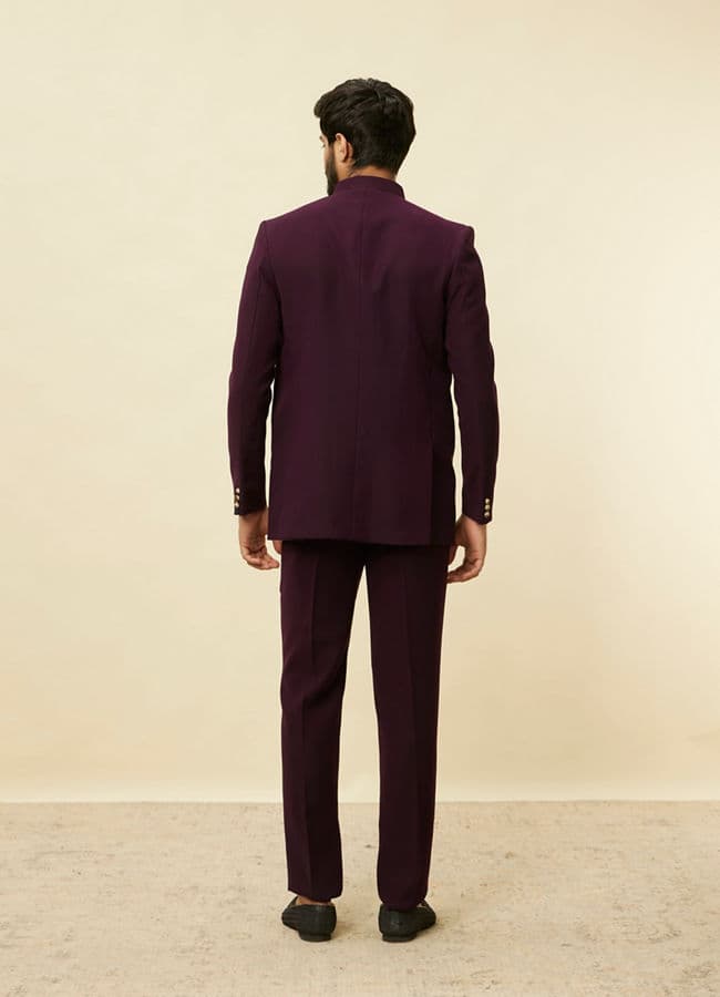 Royal Purple Classic Jodhpuri Suit