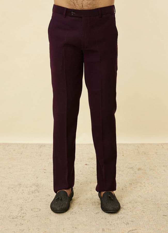 Royal Purple Classic Jodhpuri Suit