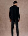 Black Velvet Jodhpuri Suit