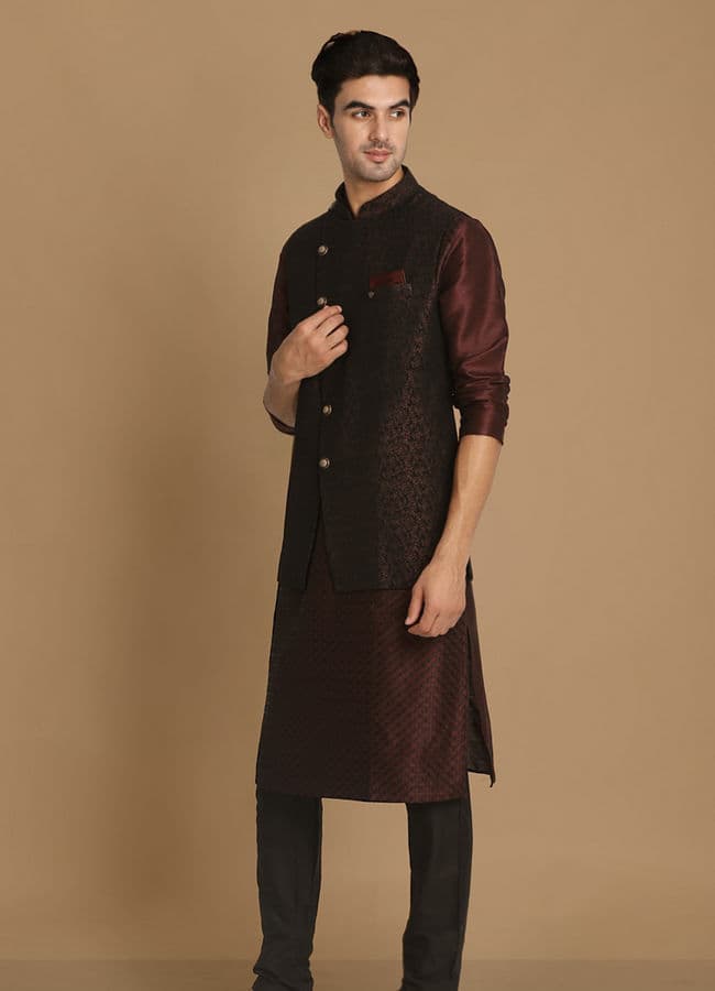 Fabulous Wine Waist Coat