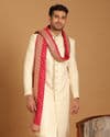 Charismatic Cream Sherwani