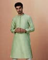 Light Green Paisley Kurta Pajama