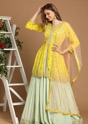Light Yellow Lehenga