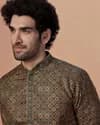 Green Multicolor Printed Kurta Pajama