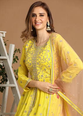 Light Yellow Lehenga