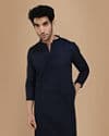 Royal Blue Chikankari Kurta Pajama