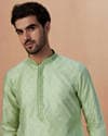 Light Green Paisley Kurta Pajama
