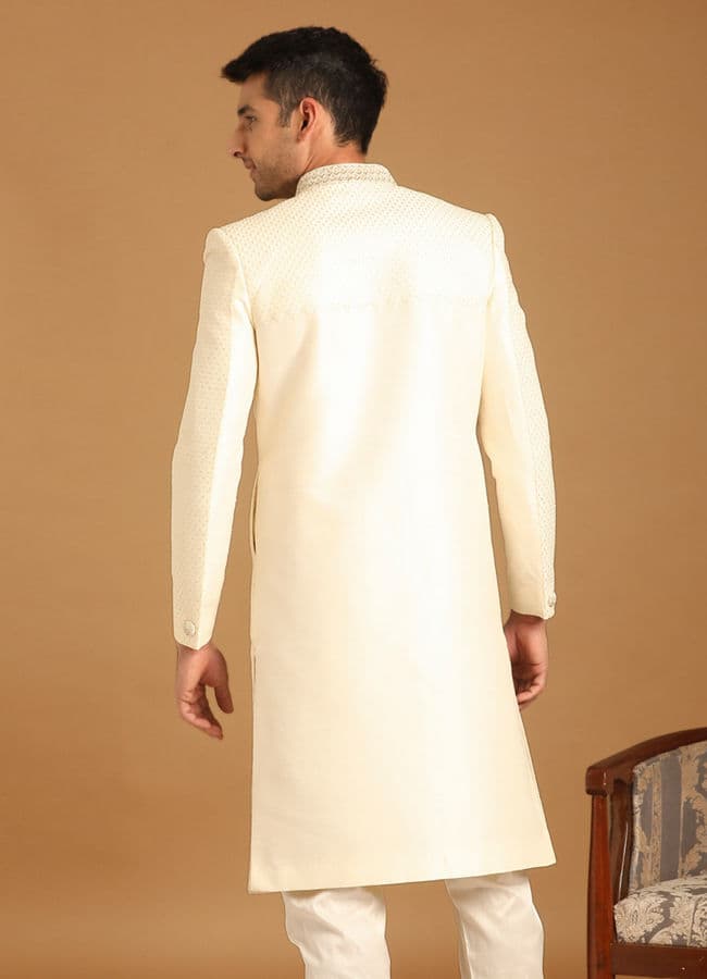 Charismatic Cream Sherwani