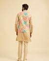 Beige Cotton Elegance Nehru Jacket