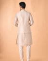 Elegant Cream Kurta Jacket Set