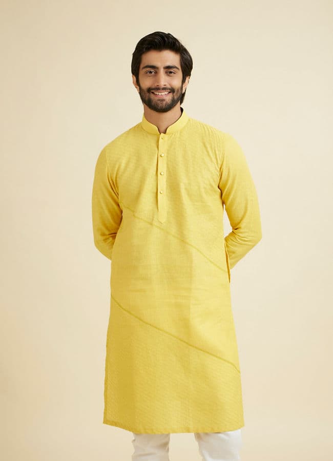 Sunshine Radiance Linen Kurta