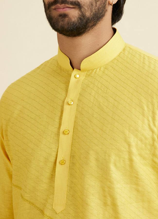 Sunshine Radiance Linen Kurta