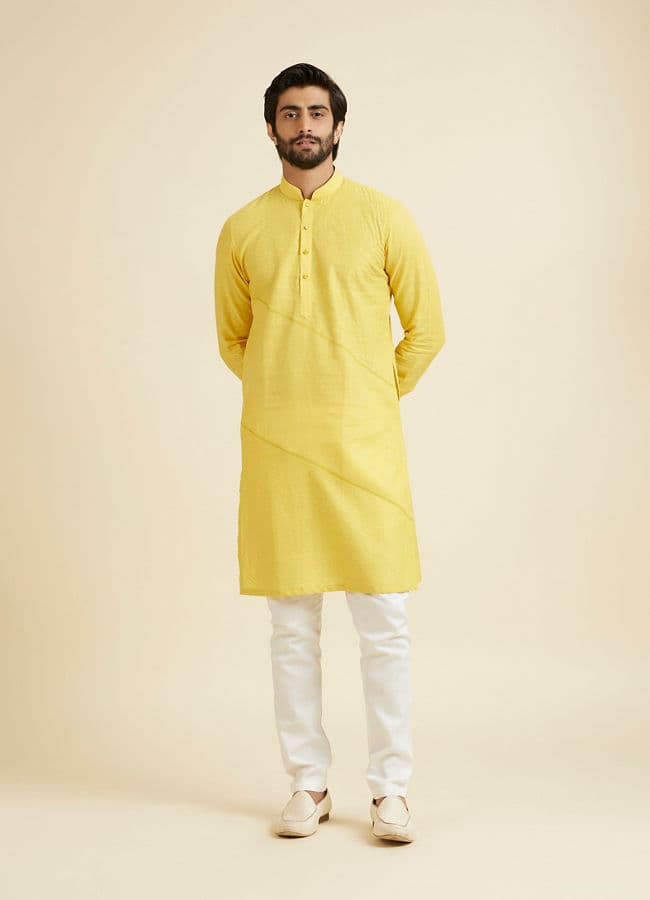 Sunshine Radiance Linen Kurta