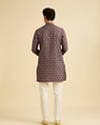 Elegant Wine Hue Men's Kurta