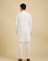 Glimmering White Cotton Kurta
