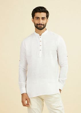 Black and White Kurta