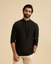 Black Elegance Short Kurta