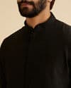 Black Elegance Short Kurta
