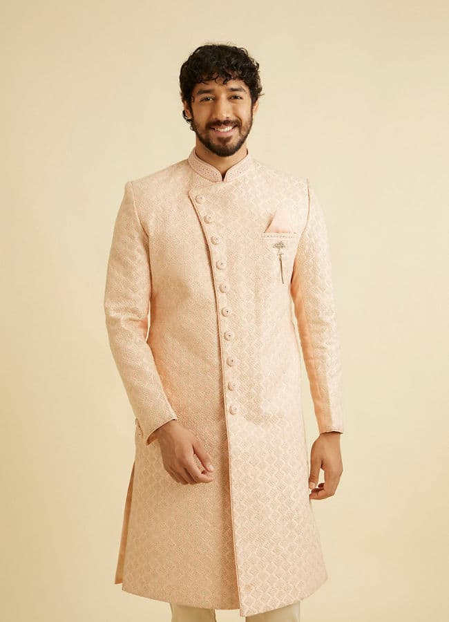 Opulent Gajaree Sherwani Set