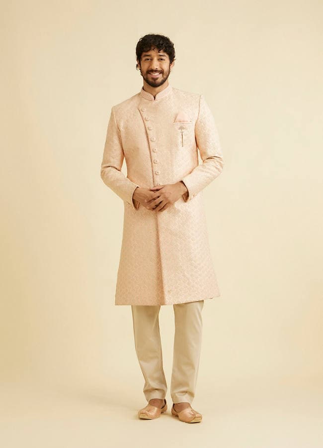 Opulent Gajaree Sherwani Set