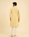 Saffron Yellow Adorned Kurta Pajama