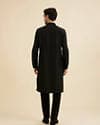 Midnight Black Embroidered Kurta Set With Sequin Work