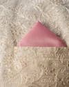 Gleaming Pink Satin Pocket Square