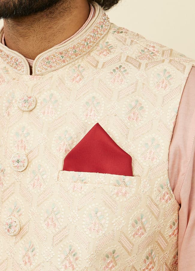 Classic Red Satin Pocket Square