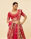 Rani Pink Embellished Bridal Lehenga
