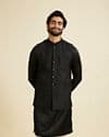 Black Extravaganza Nehru Jacket