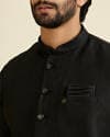 Black Extravaganza Nehru Jacket