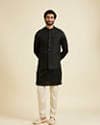 Black Extravaganza Nehru Jacket