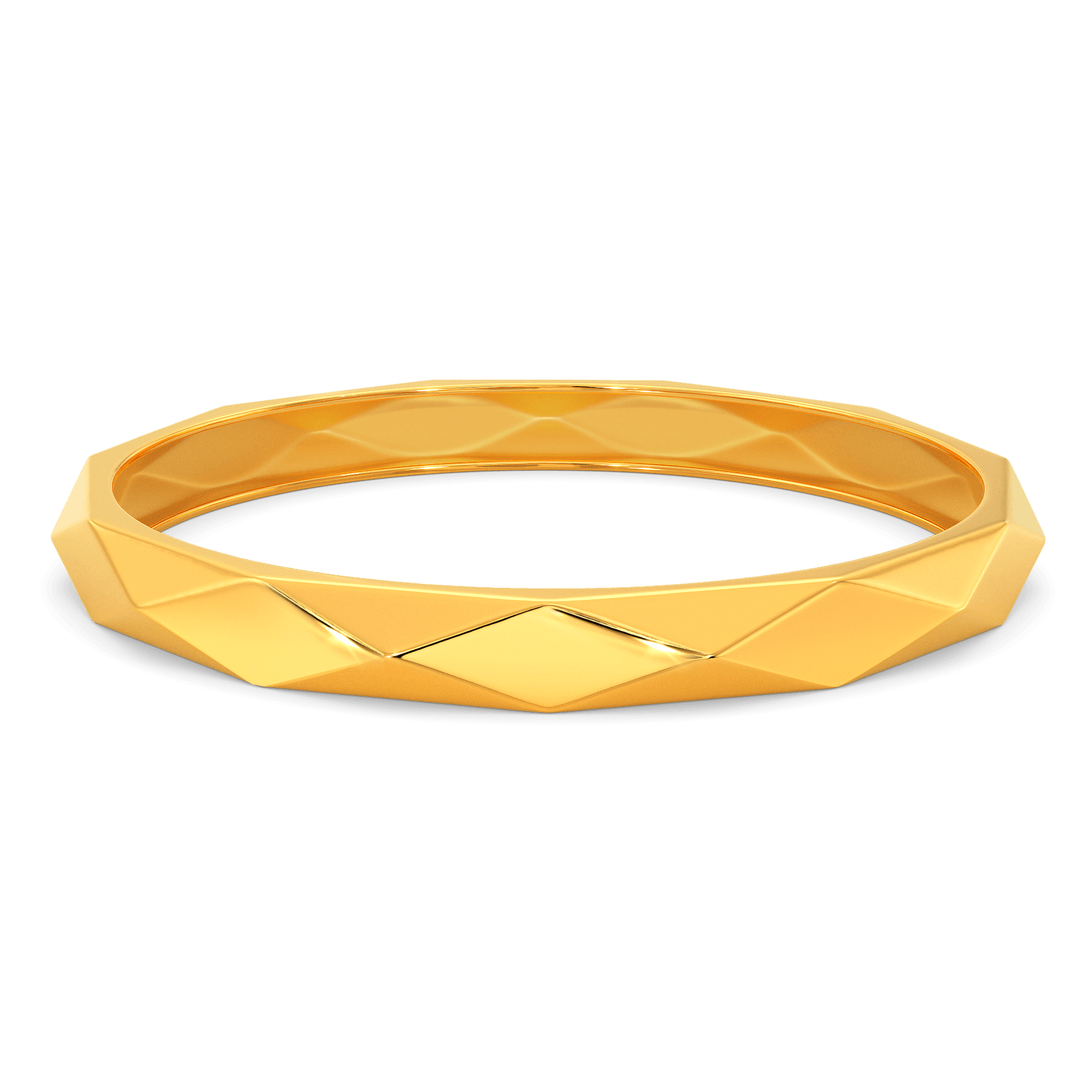 The Rombuzz Gold Bangles For Men | Melorra