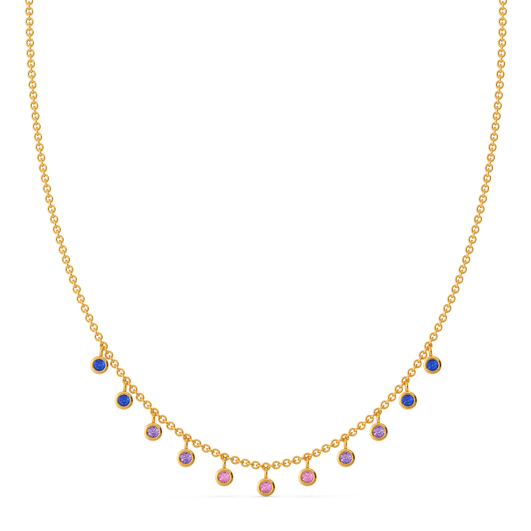 Lil Bit of Blush Gemstone Necklaces | Melorra