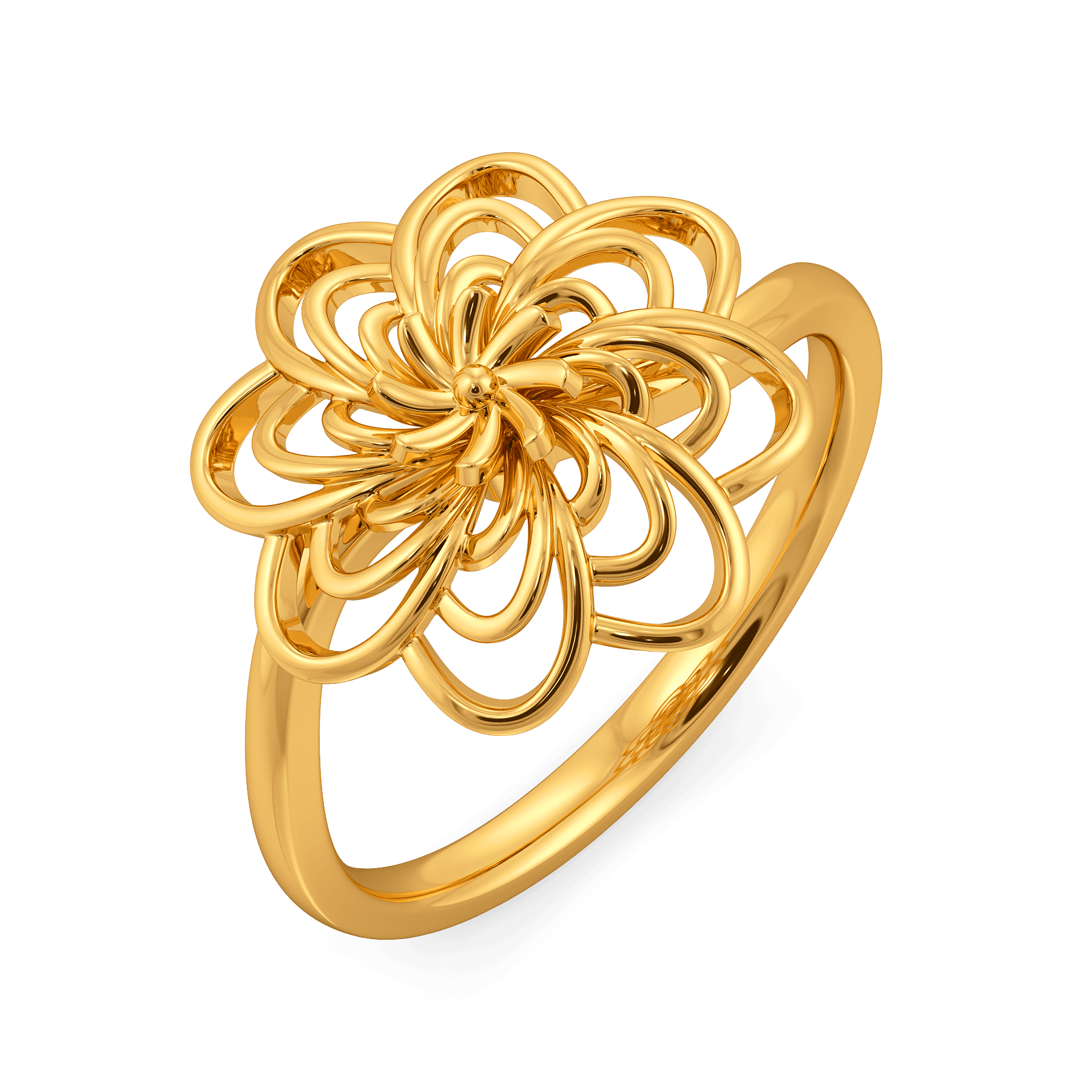 Aureflor Gold Rings | Melorra
