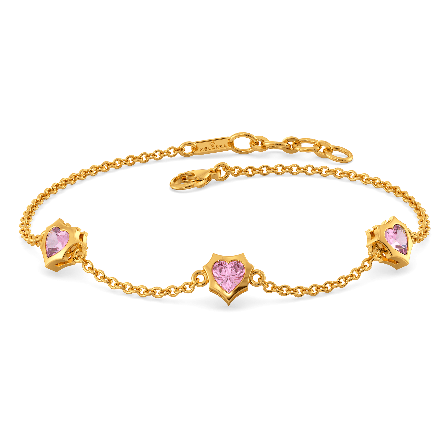 Pink Love Gemstone Bracelets | Melorra