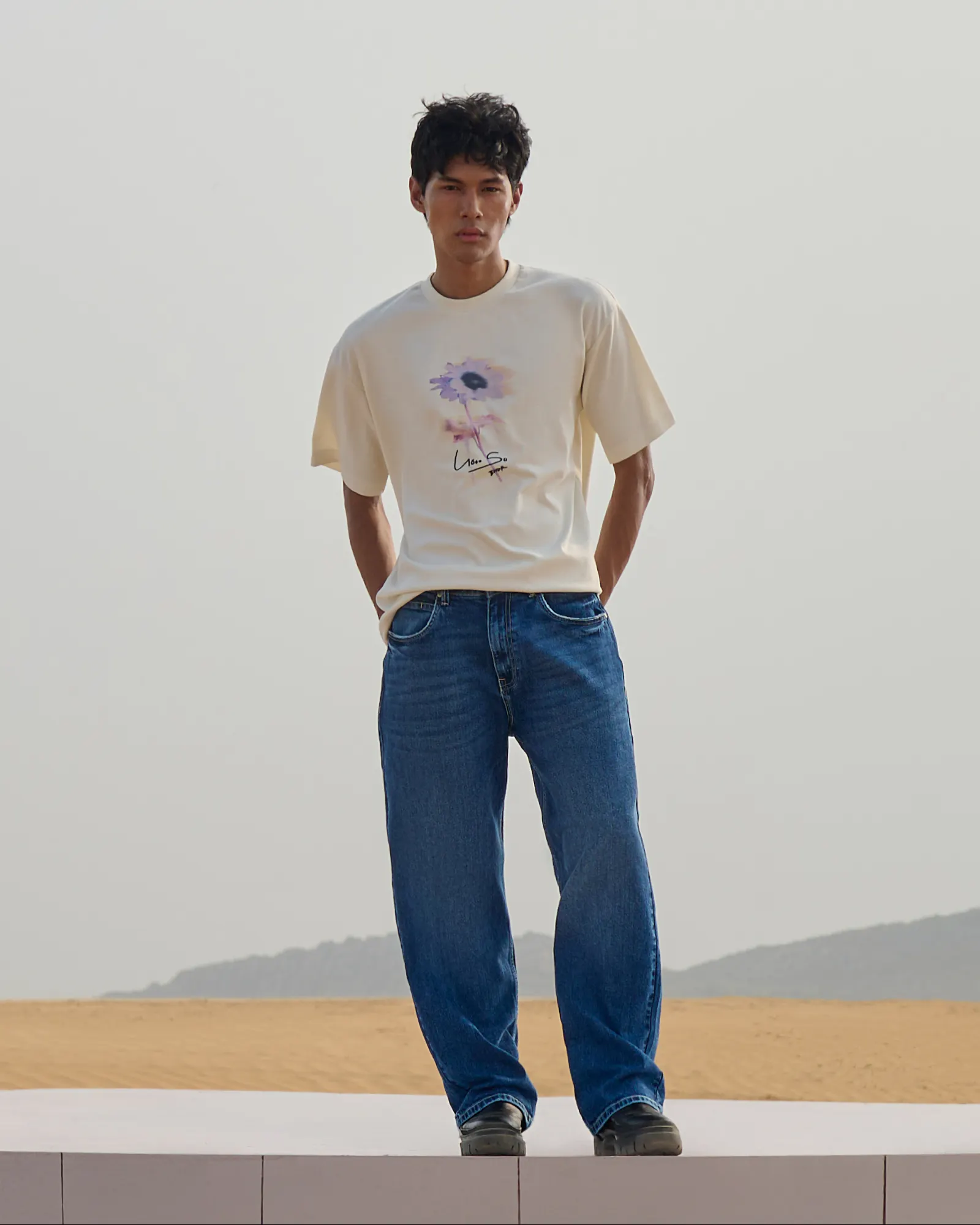 Deep Indigo Blue Ultra Loose Fit Original Stretch Jeans | Mufti Jeans