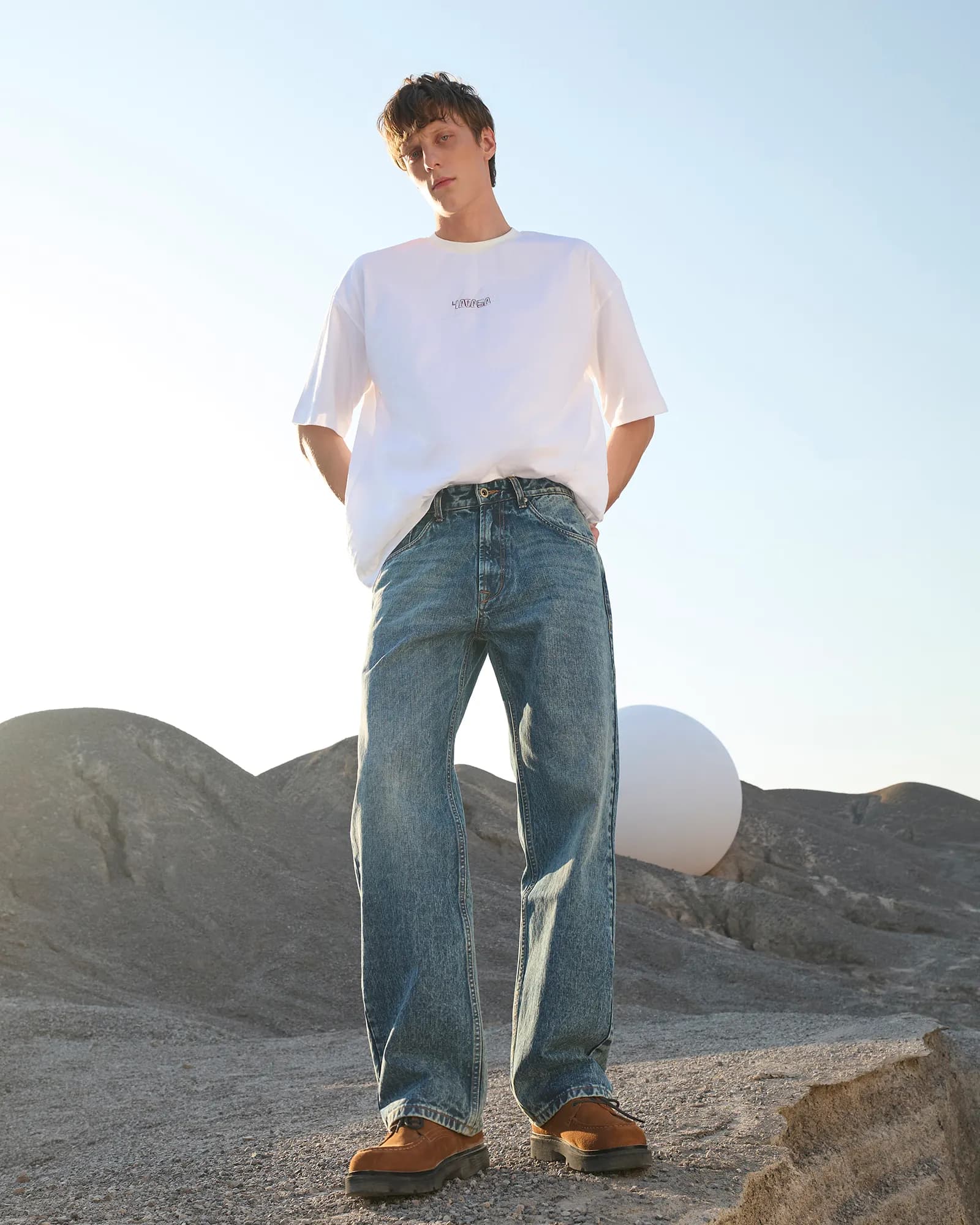 Tinted Ultra Loose Fit Originals Stretch Jeans | Mufti Jeans