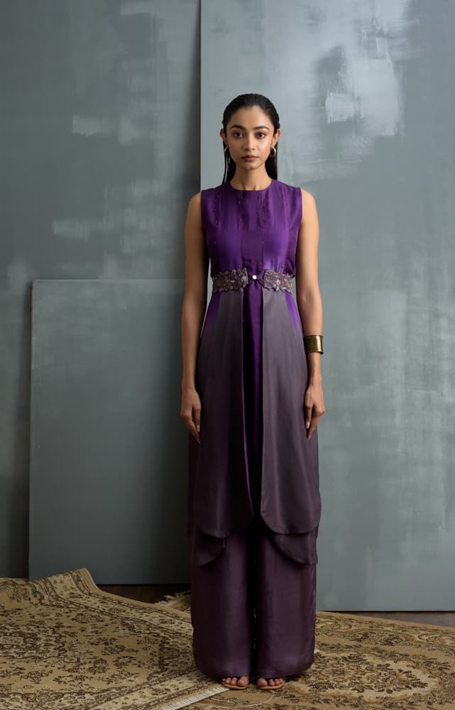 Panel Kurta Set With Belt | Synonym Clothing