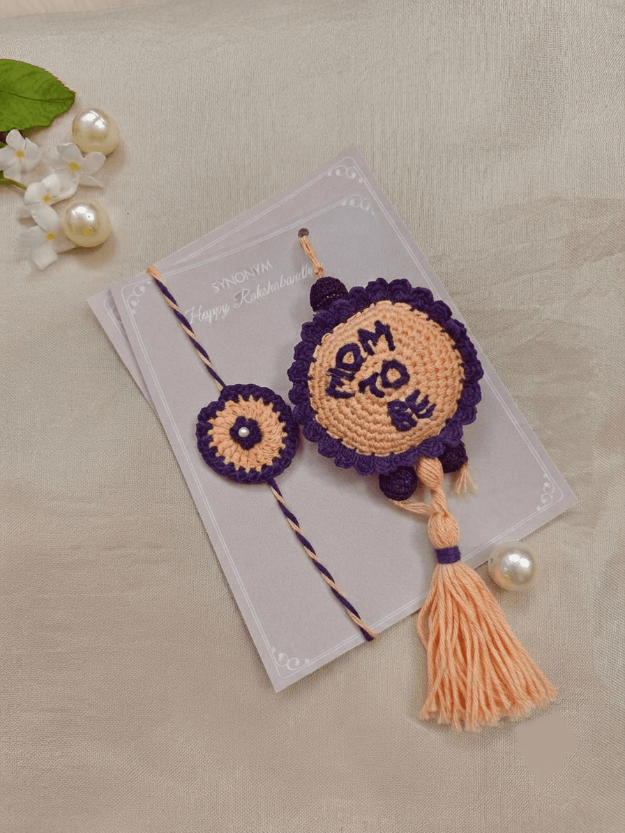 Mom to be pair Rakhi set | Synonym Clothing Mom to be pair Rakhi set | Synonym Clothing