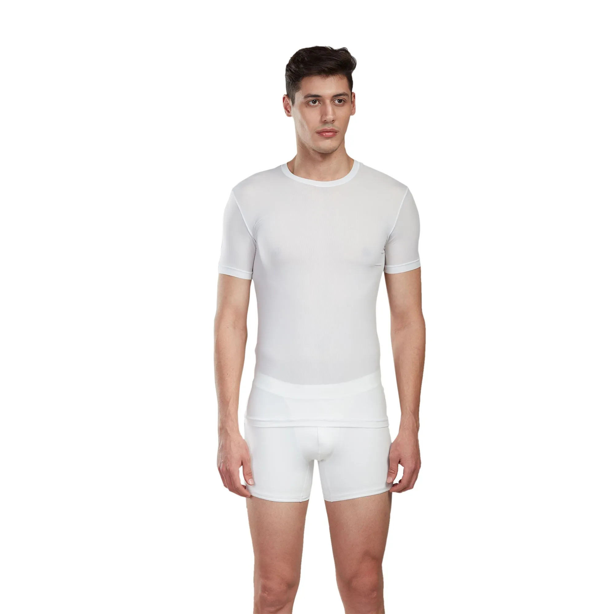 Woods WHITE Microfiber Sleeved Vest | WOODS | Woodlandworldwide Woods WHITE Microfiber Sleeved Vest | WOODS | Woodlandworldwide