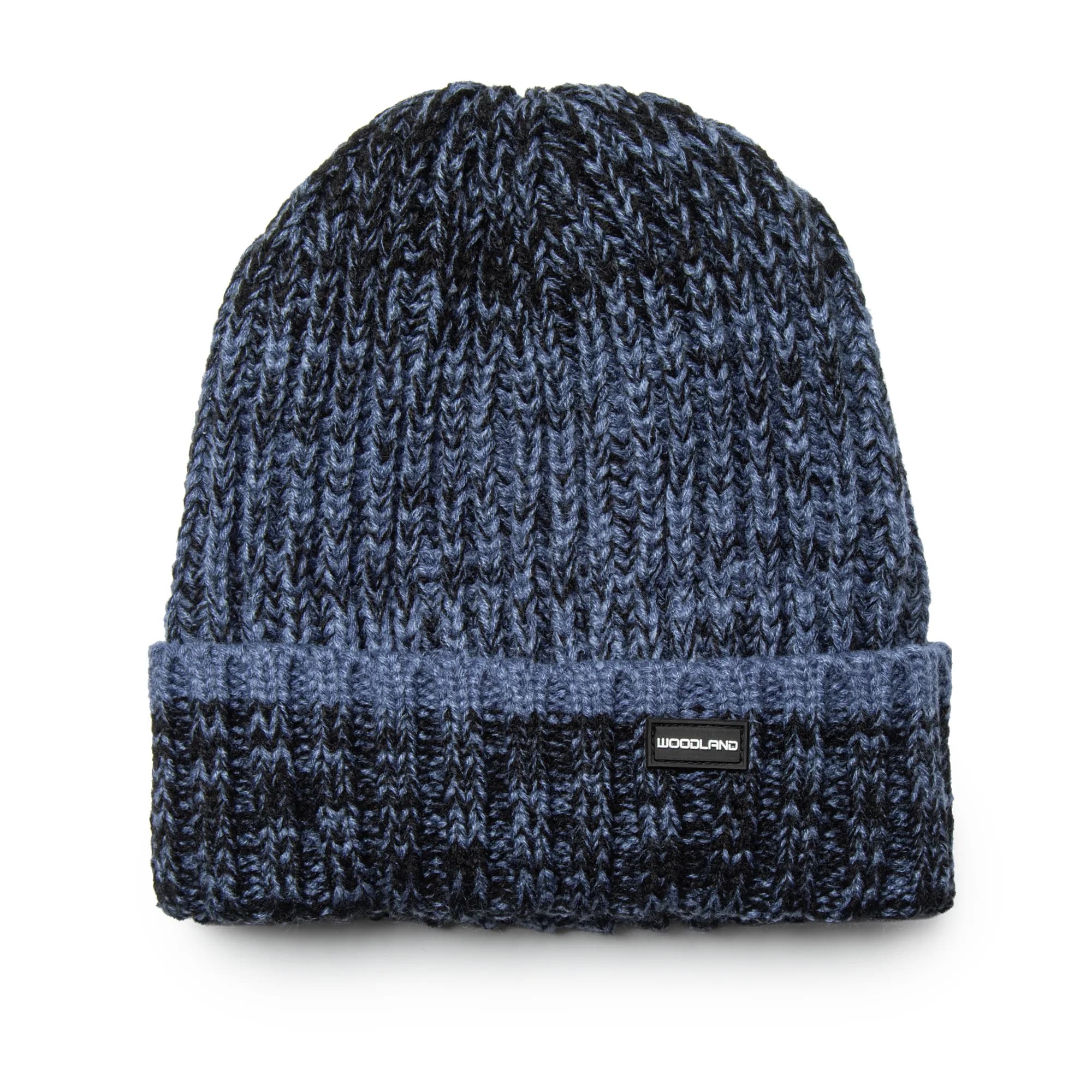 Woodland Unisex Blue/Black Knit Winter Cap | WOODLAND | Woodlandworldwide Woodland Unisex Blue/Black Knit Winter Cap | WOODLAND | Woodlandworldwide