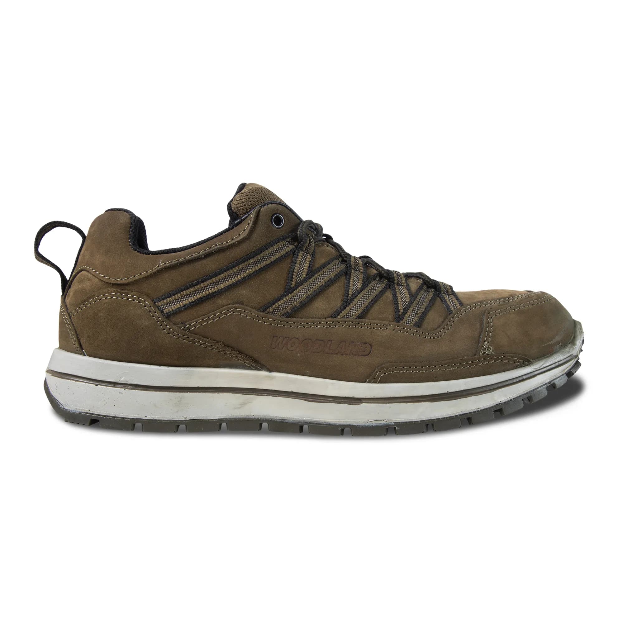 Olive Green Nubuck Men Casual Lace Up Shoes | WOODLAND | Woodlandworldwide Olive Green Nubuck Men Casual Lace Up Shoes | WOODLAND | Woodlandworldwide