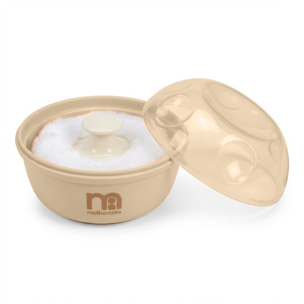 Mothercare Powder Puff With Box Holder - Multicolour - Mothercare Mothercare Powder Puff With Box Holder - Multicolour - Mothercare