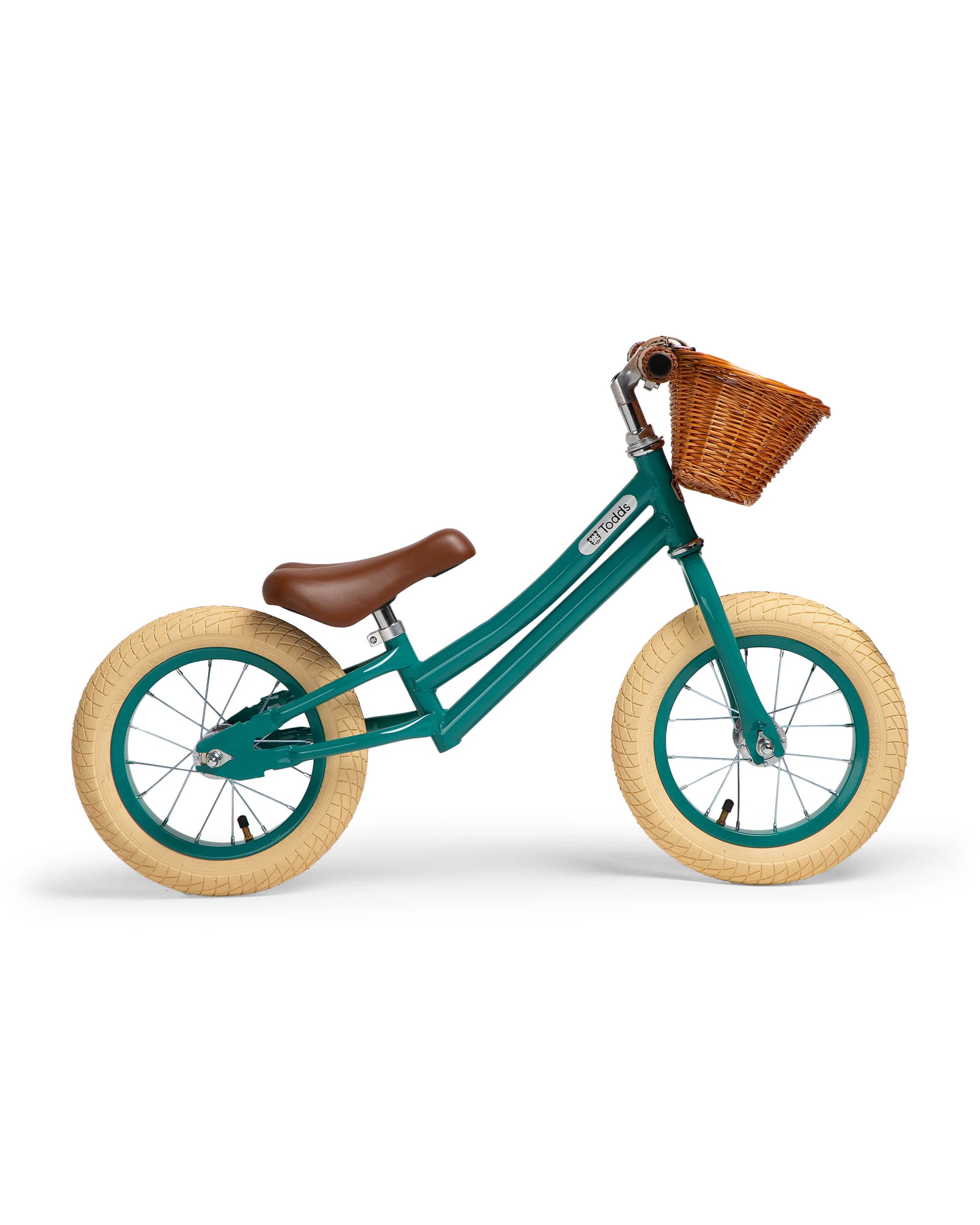 Tod's Balance Bike - First Ride Pedal-Free Bike For Toddlers With Ergonomic Design, Soft Seat and Artisan Basket - Mermaid Teal - Tod's | Mothercare Tod's Balance Bike - First Ride Pedal-Free Bike For Toddlers With Ergonomic Design, Soft Seat and Artisan Basket - Mermaid Teal - Tod's | Mothercare